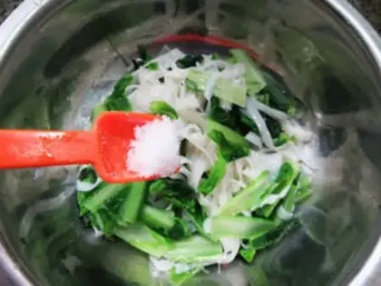 Make Pickle with river powder step 6
