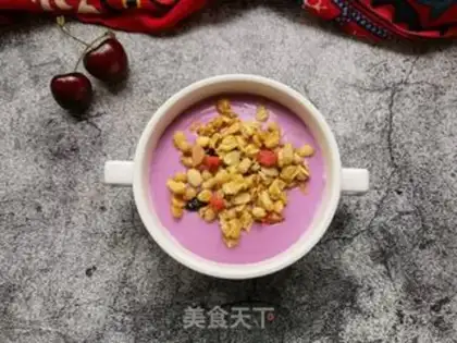 Make Fruit oatmeal sour cream step 9