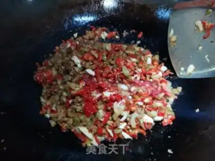 Make Meatloaf and red pepper step 8