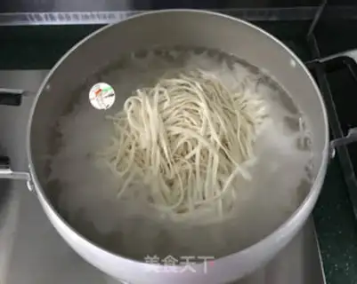 Make cucumber turkey noodles step 8