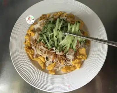Make cucumber turkey noodles step 12