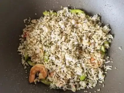 Make Cucumber shrimp and quinoa step 12