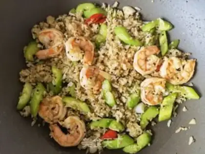 Make Cucumber shrimp and quinoa step 13