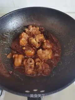 Make Red burning pig hoof step 9
