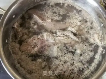 Make White lamb chops step 1