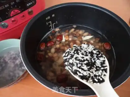 Make The pressure pots produce porridge step 6