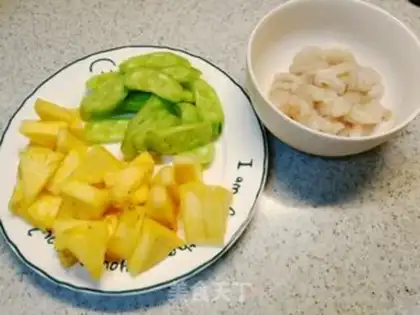Make Pineapple shrimp balls step 2