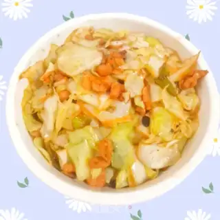 Make Cream pepper and cabbage step 11