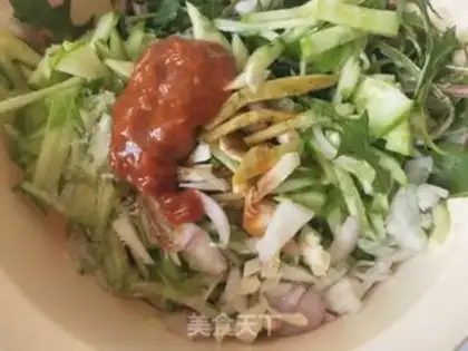 Make Qucumber mixed with cucumber step 1