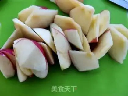Make Red-tree apple water step 1