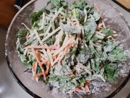 Make Celery leaves step 2
