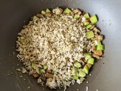 Make cucumber beef and quinoa step 9