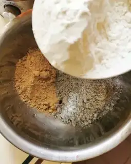 Make Black sesame bread step 3
