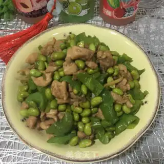 Make Chicken with green peppers step 10