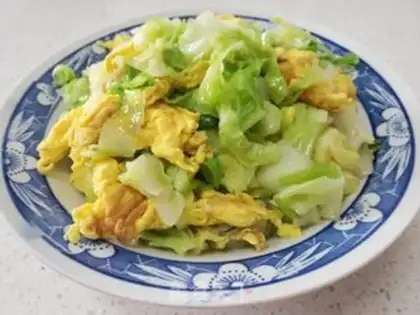 Make Scrambled duck eggs step 5