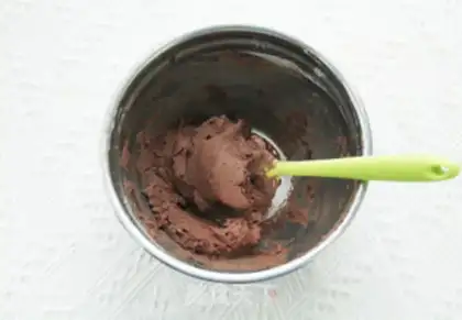 Make Chocolate ring cookies step 7