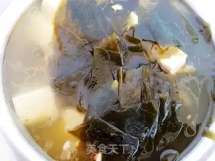 Make Seaweed tofu soup step 9