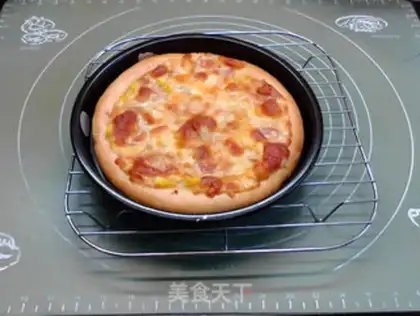 Make Salami Pizza step 17