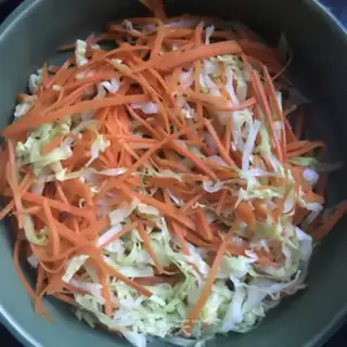 Make Carrot platter fans step 4