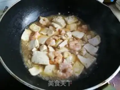 Make Red tofu shrimp step 4