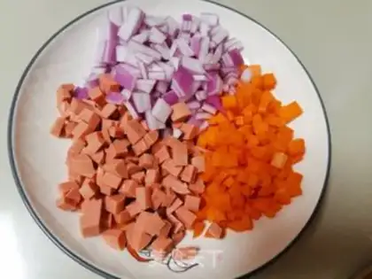 Make Curry rice step 0