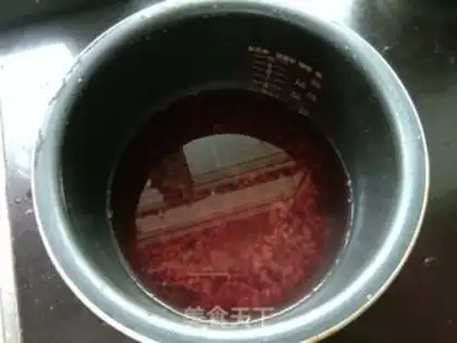 Make Three-coloured, rough rice step 4