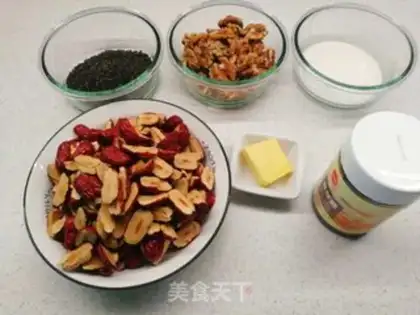 Make Sesame cake with dates step 0