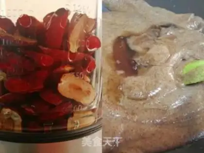 Make Sesame cake with dates step 1