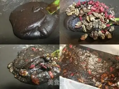 Make Sesame cake with dates step 2