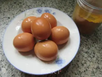 Make Curry fried eggs step 0
