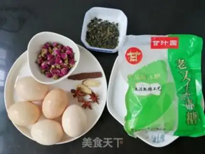 Make Roses and tea eggs step 0