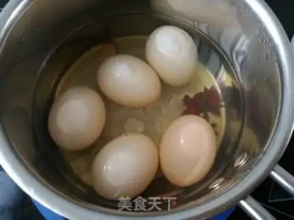 Make Roses and tea eggs step 2