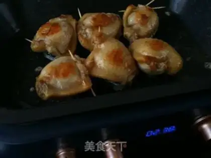 Make Salted eggs, yellow wings step 7