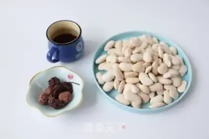 Make Plum white beans step 0