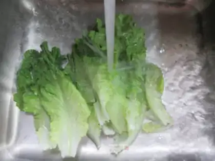 Make The raw chicken chest salad step 5