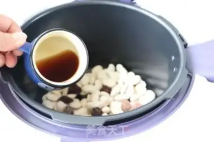 Make Plum white beans step 2