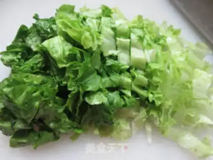 Make The raw chicken chest salad step 6