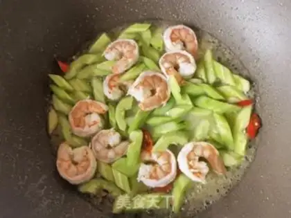 Make cucumber shrimp step 13