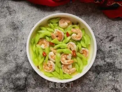 Make cucumber shrimp step 15