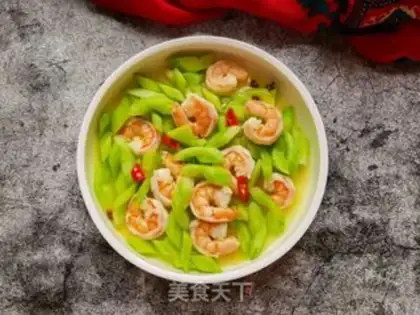 Make cucumber shrimp step 16