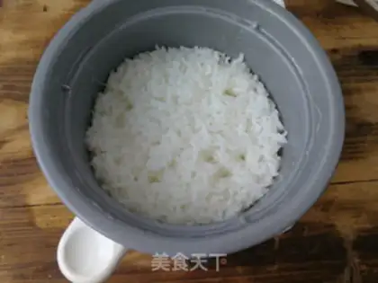 Make Salted egg rice sandwich step 2