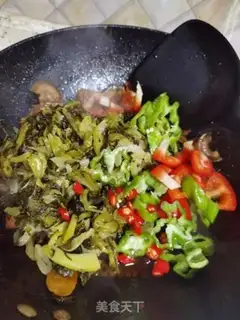 Make Five flowers and sour sauce step 12
