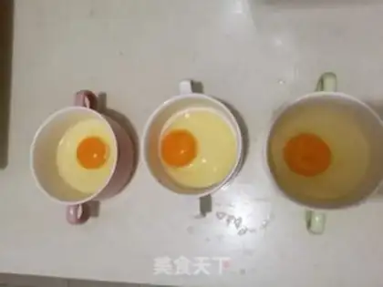 Make Water steamed eggs step 0