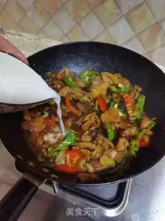 Make Five flowers and sour sauce step 14