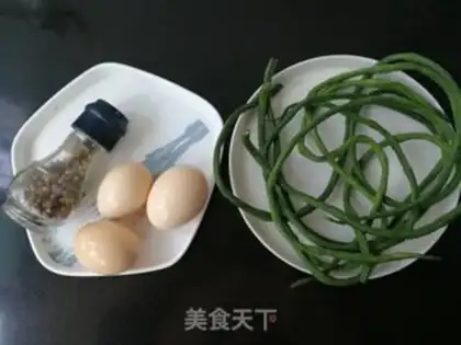 Make Soybeans fried eggs step 0