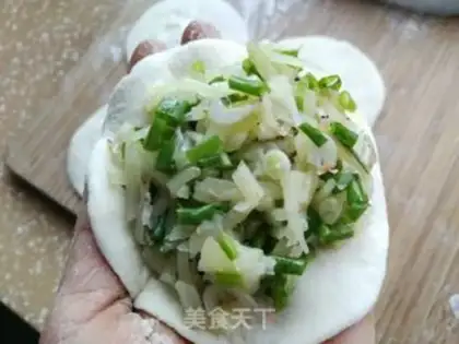 Make Shrimp leather potato pie step 9