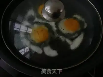 Make Soybeans fried eggs step 6