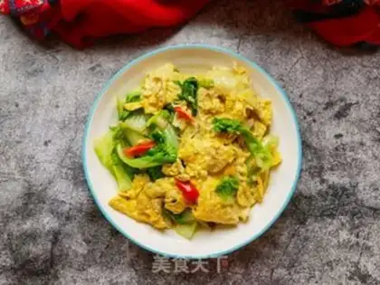 Make Scrambled goose eggs step 12