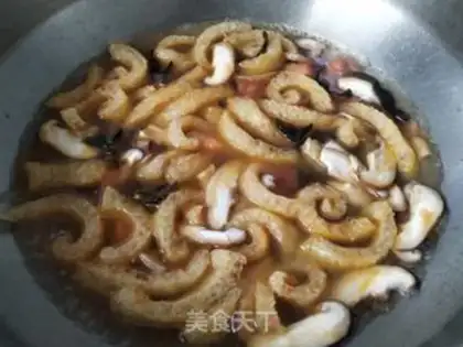 Make Piggy-skin spicy soup step 6
