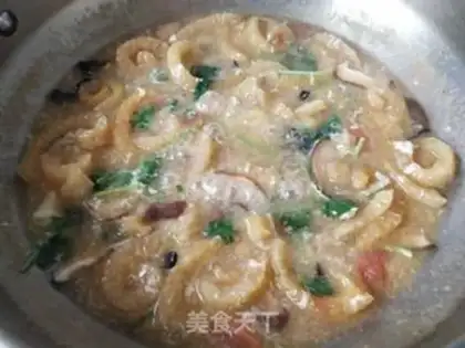 Make Piggy-skin spicy soup step 11